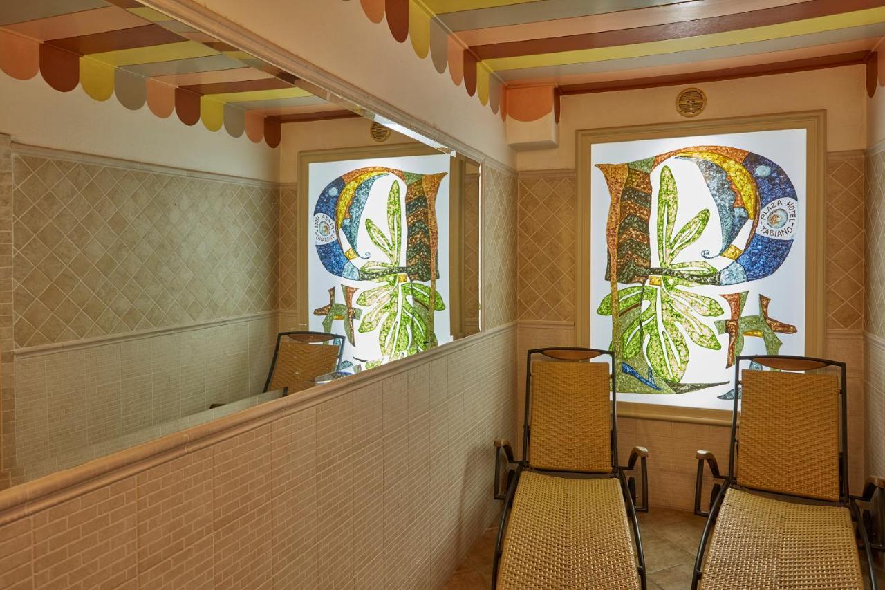 Hotel Plaza Tabiano Terme ภายนอก รูปภาพ